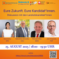 Digitale Diskussionsrunde Rhein-Sieg-Kreis 
Kommunalwahl 2025